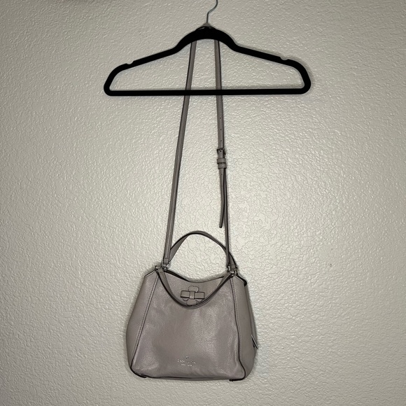 Kate Spade Talia Small Triple Compartment Satchel Soft Taupe - Picture 3 of 8